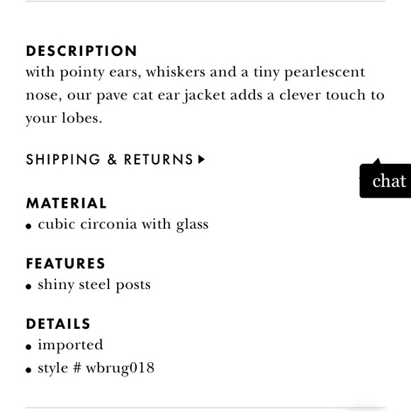 Kate Spade ♠️ NWT Black Cat Ear Jacket Earrings - Picture 7 of 7